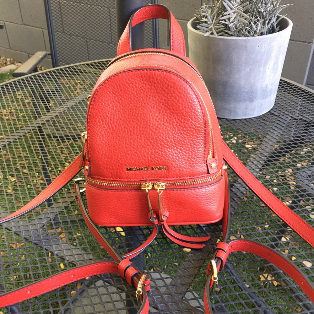 NWOT Michael Kors Genuine Leather Mini Backpack
